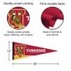 Tuskegee University Golden Tigers Pennant Flag view 2