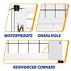 SKEERY Outdoor Heavy Duty Volleyball Net Set, Anti-Sag Design, Adjustable Aluminum Poles, Portable Volleyball Net for Backyard,Grass and Beach(White) view 3