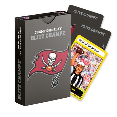 Blitz Champz Tampa Bay Buccaneers  Official NFL Playing Cards & Buccaneers Gifts for Men & Women, Fun Travel Card Games for Adults & Kids Ages 7+, Ideal Camping Games for Friends & Family Game Night