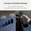 Bee Nesting Ultralight Quick Dry Towel, Extra Large&Small 2 Pack Microfiber Towels with Compact Packable Pocket for Lightweight Backpacking Travel Beach Gym Camping & Swimming Sports(Grey 2 Set) view 3
