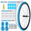 700x18/23/25/28/35/38 Bike Tubes (Blue, 700x28/32C) view 2