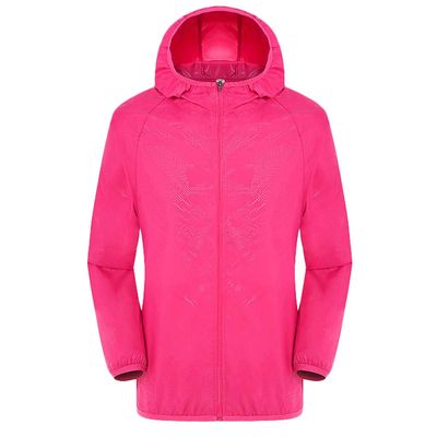 RTRDE Waterproof Jackets For Men, Rain Jacket Men's Lightweight Jacket Raincoat With Hood Golf Cycling Windbreaker Light Jackets Men Jacket Big Mens Jackets Winter Jackets Work (4XL, Hot Pink)