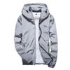 RTRDE Coats For Men, Mens Rain Jacket Waterproof with Hooded Hiking Coat Casual Lightweight Windbreaker Packable Jacket Hood Jacket Tall Men Big And Jackets Light Men's Coat S (5XL, Gray) view 1