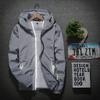 RTRDE Coats For Men, Mens Rain Jacket Waterproof with Hooded Hiking Coat Casual Lightweight Windbreaker Packable Jacket Hood Jacket Tall Men Big And Jackets Light Men's Coat S (5XL, Gray) view 2