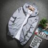 RTRDE Coats For Men, Mens Rain Jacket Waterproof with Hooded Hiking Coat Casual Lightweight Windbreaker Packable Jacket Hood Jacket Tall Men Big And Jackets Light Men's Coat S (5XL, Gray) view 4