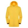 RTRDE Mens Coats, Rain Jacket Men's Lightweight Waterproof Jacket Raincoat With Hood For Golf Cycling Windbreaker Winter Coats Men Jacket Coats Jackets Raincoats Packable (3XL, Yellow) view 1