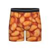 AISHFP Baked Beans Pattern Mens Boxer Briefs Underwear Sexy Breathable Comfortable Sport Underpants XX-Large Black view 1
