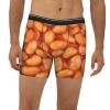 AISHFP Baked Beans Pattern Mens Boxer Briefs Underwear Sexy Breathable Comfortable Sport Underpants XX-Large Black view 2