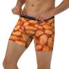 AISHFP Baked Beans Pattern Mens Boxer Briefs Underwear Sexy Breathable Comfortable Sport Underpants XX-Large Black view 3
