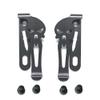 1 Pair Metal Spring Belt Black Clip with Screws for Kydex Sheath Holster Knife Sheath Clip view 1