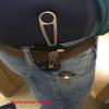 1 Pair Metal Spring Belt Black Clip with Screws for Kydex Sheath Holster Knife Sheath Clip view 3