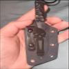 1 Pair Metal Spring Belt Black Clip with Screws for Kydex Sheath Holster Knife Sheath Clip view 4