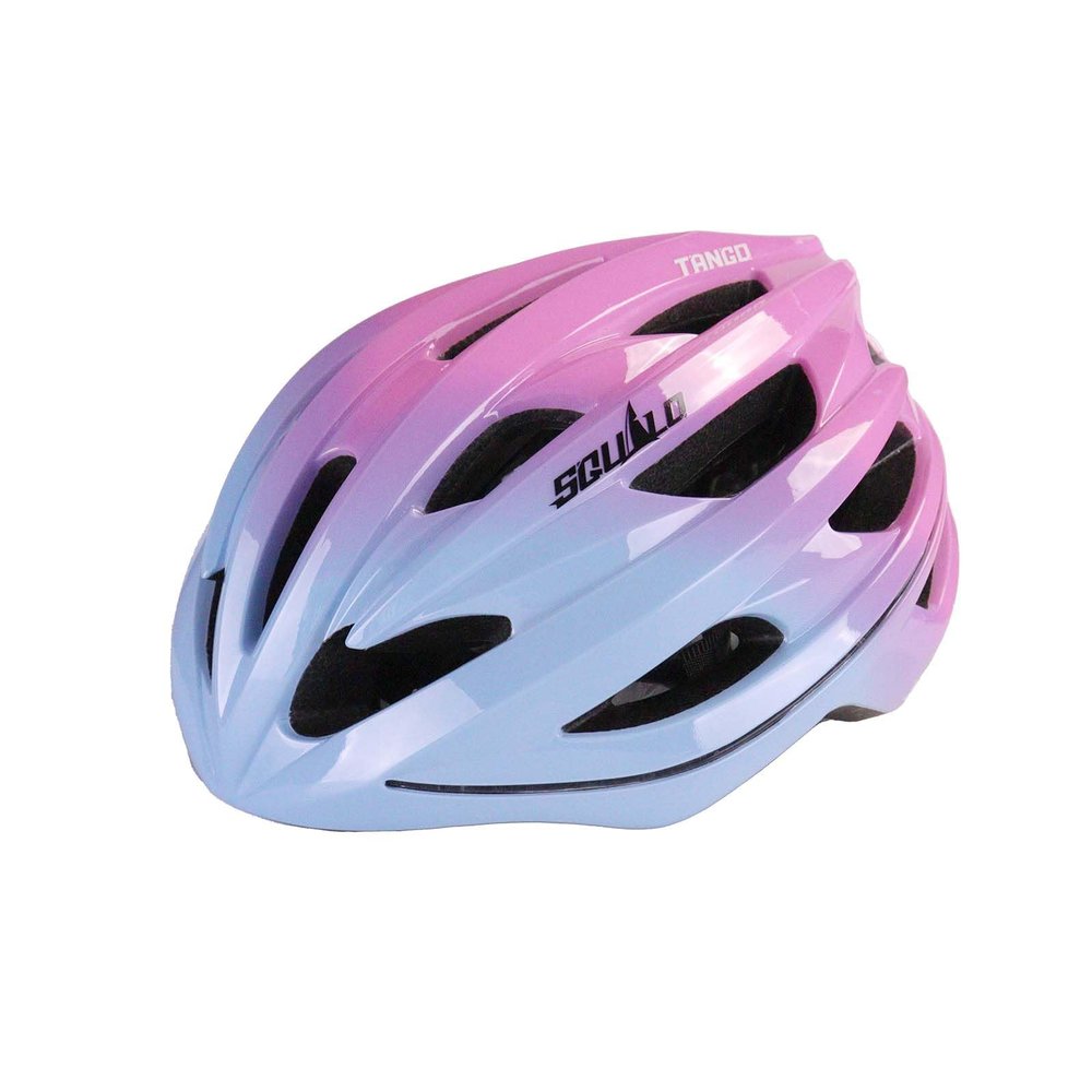 SQUALO Tango Bike Helmet for Men Women Youth, Bicycle Helmets with Fiber LED Light Adjustment Dial Unisex Adults Cycling Helmet for Urban Commuter Mountain Road Biker