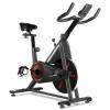 Black Stationary Bike 4D Adjustment Seat Spin Exercise Bikes with Adjustable Feet 260lbs Capacity Exercise Bikes Iron+Plastic view 1