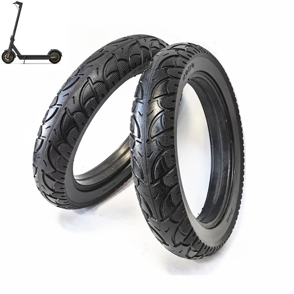 2PCS 12 Inch Solid Tyre 12 1/2x2 1/4(57-203) For Electric Bike Scooter 12.5x2.5 Solid Tires
