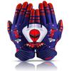 PLAYEUR Alien Grip Infinite Pro Edition Football Gloves Endless Game  GripPro Tech for Adult, Kids & Youth Football Gloves, No Peel, Ever Tacky (Purple Alien, Youth M/L) view 1