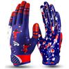 PLAYEUR Alien Grip Infinite Pro Edition Football Gloves Endless Game  GripPro Tech for Adult, Kids & Youth Football Gloves, No Peel, Ever Tacky (Purple Alien, Youth M/L) view 2