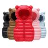 Kids Boys Girls Winter Warm Down Padded Vest Hooded Zipper Sleeveless Jacket aistcoat Outwear (Sky Blue, 3-6 Months) view 4