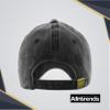 ALLNTRENDS Pigment Washed Team Conrad Embroidered Cotton Summer Baseball Cap (Black) view 4