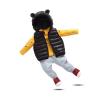 Kids Boys Girls Winter Warm Down Padded Vest Hooded Zipper Sleeveless Jacket aistcoat Outwear Down (Black, 3-6 Months) view 3