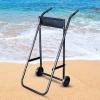 RIAHNEAH Outboard Motor Boat Support Transportation Vehicle, Cart Storage Transportation Heavy-Duty Frame Made of Steel Frame, Foldable and Capable of Bearing 154 Pounds view 2
