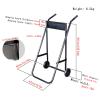 RIAHNEAH Outboard Motor Boat Support Transportation Vehicle, Cart Storage Transportation Heavy-Duty Frame Made of Steel Frame, Foldable and Capable of Bearing 154 Pounds view 4