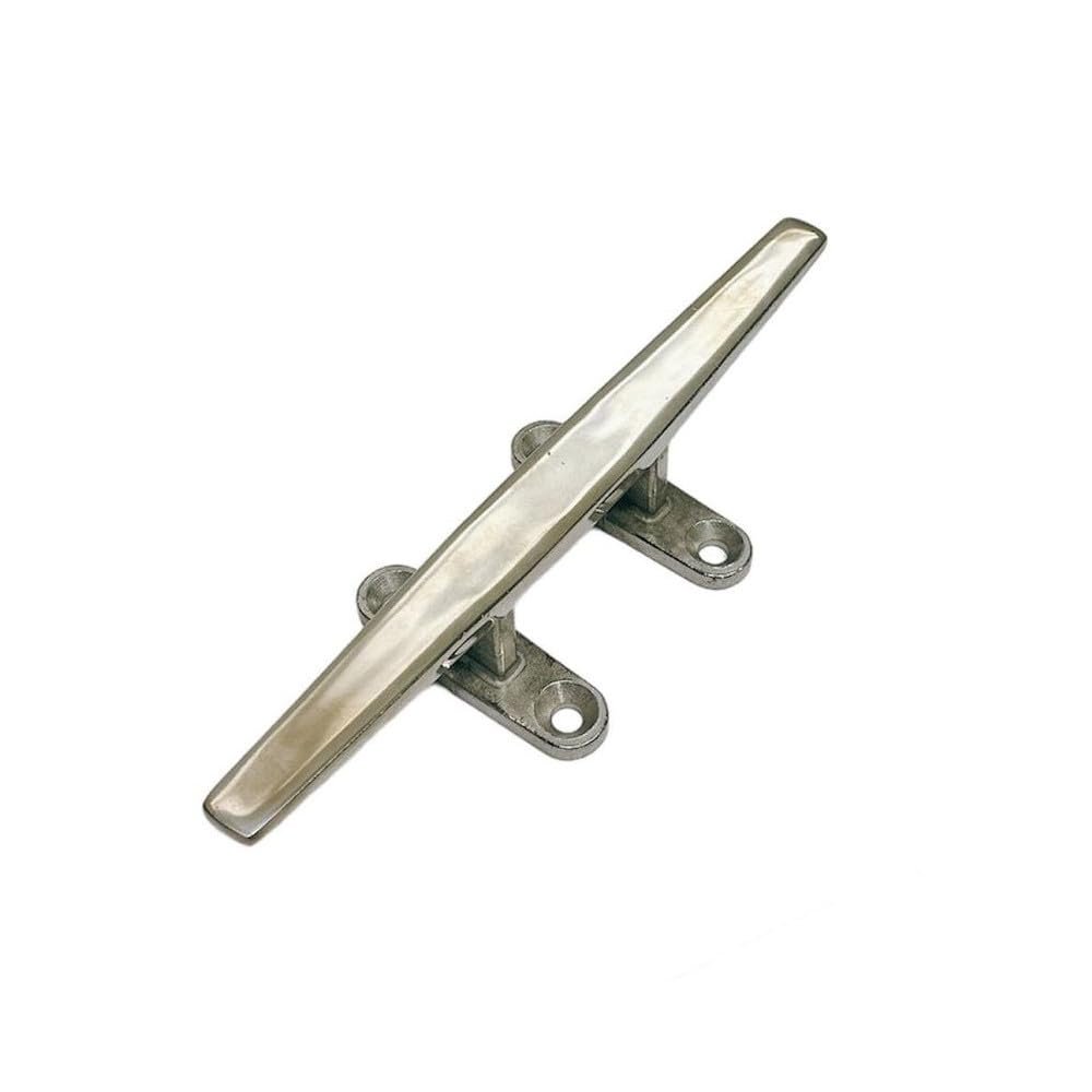 DBMIMPORTERS 10" Boat Cleat Marine Trimline Dock Cleats 316 Stainless Steel Flat Top