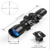 CVLIFE 4x32 Compact Scope Crosshair Optics Scope with 11mm Mounts view 3