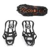 Traction Cleats Ice Snow Grips, Mountaineering Auxiliary Tool, Crampons for Hiking Boot, for Mountaineering, Slippery Surfaces, and Snowy Weather view 4