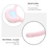 Beaupretty Face Wash Headband - Bear Ears Headband Cute Plush Animal Ears Party Headwear Women Spa for Women Girls(Pink Blue) view 3