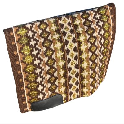 Western Horse Saddle Show Pad Blanket, Equestrian Ranch Pad, 100% Newzealand Woolen Pad Oversized Handmade Premium Quality ST-SP-068 (32" x 40")