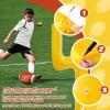Meooeck 10 Pcs Football Party Supplies Kit,2 Inflatable 70.8'' Jumbo Football Goal Post and 8 Blow Up Footballs for Tailgate Outdoor Celebrations & Themed Day Party Game view 4