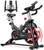 Exercise Bike, pooboo Stationary Bike for Home Gym, Magnetic Resistance Indoor Cycling Bike w/Comfortable Seat Cushion & Tablet Mount, Silent Belt Drive Indoor Bike for Cardio Workout view 1