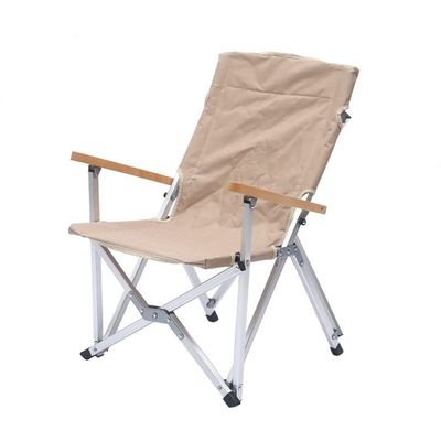 Camping Chair Camp Chair Outdoor Folding Armchair Portable Camping Chair Large Fishing Chair Direct Chair Leisure Backrest Chair Folding Chairs Outdoor Fishing Chair (Color : Beige, Size :