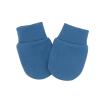 YOLAI Newborn Infant Baby Mittens Gloves No Scratch Mittens Boys Girls Unisex Cotton Gloves for 0~6 Months (Blue, One Size) view 1