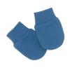 YOLAI Newborn Infant Baby Mittens Gloves No Scratch Mittens Boys Girls Unisex Cotton Gloves for 0~6 Months (Blue, One Size) view 2