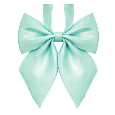 Adjustable Pre-tied Bow Tie Bowknot Halter Neck Bow Ties for Women Girls School JK&JC Uniform Tie Anime Bowtie (Mint Green)
