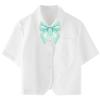 Adjustable Pre-tied Bow Tie Bowknot Halter Neck Bow Ties for Women Girls School JK&JC Uniform Tie Anime Bowtie (Mint Green) view 2
