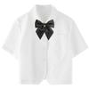 Adjustable Pre-tied Bow Tie Bowknot Halter Neck Bow Ties for Women Girls School JK&JC Uniform Tie Anime Bowtie (Black) view 2
