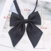 Adjustable Pre-tied Bow Tie Bowknot Halter Neck Bow Ties for Women Girls School JK&JC Uniform Tie Anime Bowtie (Black) view 3