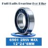 WAAZVXS WEIWEIBEIER 1PC 6901-2RSV Max Bike Bearing 12 * 24 * 6mm Full Balls Bicycle Frame Pivot Repair Parts Ball Bearings 6901-2RS RSV view 2