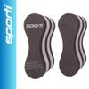 Sporti Pull Buoy for Women & Men Competitive, Swim Trainer Gears EVA 5-Layer Pull Buoy Leg Float - Black/Grey view 2
