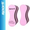Sporti Pull Buoy for Women & Men Competitive, Swim Trainer Gears, Swim Buoy for Lap Swimming, EVA 5-Layer Pull Buoy Leg Float - Pink/Black/Pink view 2
