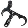 AMEYXGS Archery Bow Release for Compound Bows,Durable Aluminum 360 Rotate Caliper Thumb Release 3 Finger Release (Black) view 1