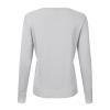 Cardigan Plus Size Women's Round Neck Cardigan Knitted Long Sleeved Large Yards Loose Solid Color Short Nice (Grey, L) view 2