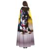 Chihuahua Dog,Costume Cloak for Adults,Personalized Hooded Cape for Halloween, Cosplay, Stage Costumes, Makeup Parties Black view 4