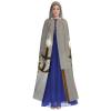 Ball Room Chandelier,Costume Cloak for Adults,Personalized Hooded Cape for Halloween, Cosplay, Stage Costumes, Makeup Parties Black view 2