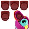 4pcs Bottle Replacement Stopper, Bottle Gasket Silicone Plug Accessories for Owala FreeSip 24oz 32oz, Water Bottle Top Lid Parts for Owala 19/24/32/40oz BPA-Free Seal Bottle Cap Mouth (Dark Red) view 1