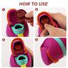 4pcs Bottle Replacement Stopper, Bottle Gasket Silicone Plug Accessories for Owala FreeSip 24oz 32oz, Water Bottle Top Lid Parts for Owala 19/24/32/40oz BPA-Free Seal Bottle Cap Mouth (Dark Red) view 3