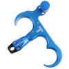 AMEYXGS Archery Bow Release for Compound Bows,Durable Aluminum 360 Rotate Caliper Thumb Release 3 Finger Release (Blue) view 1